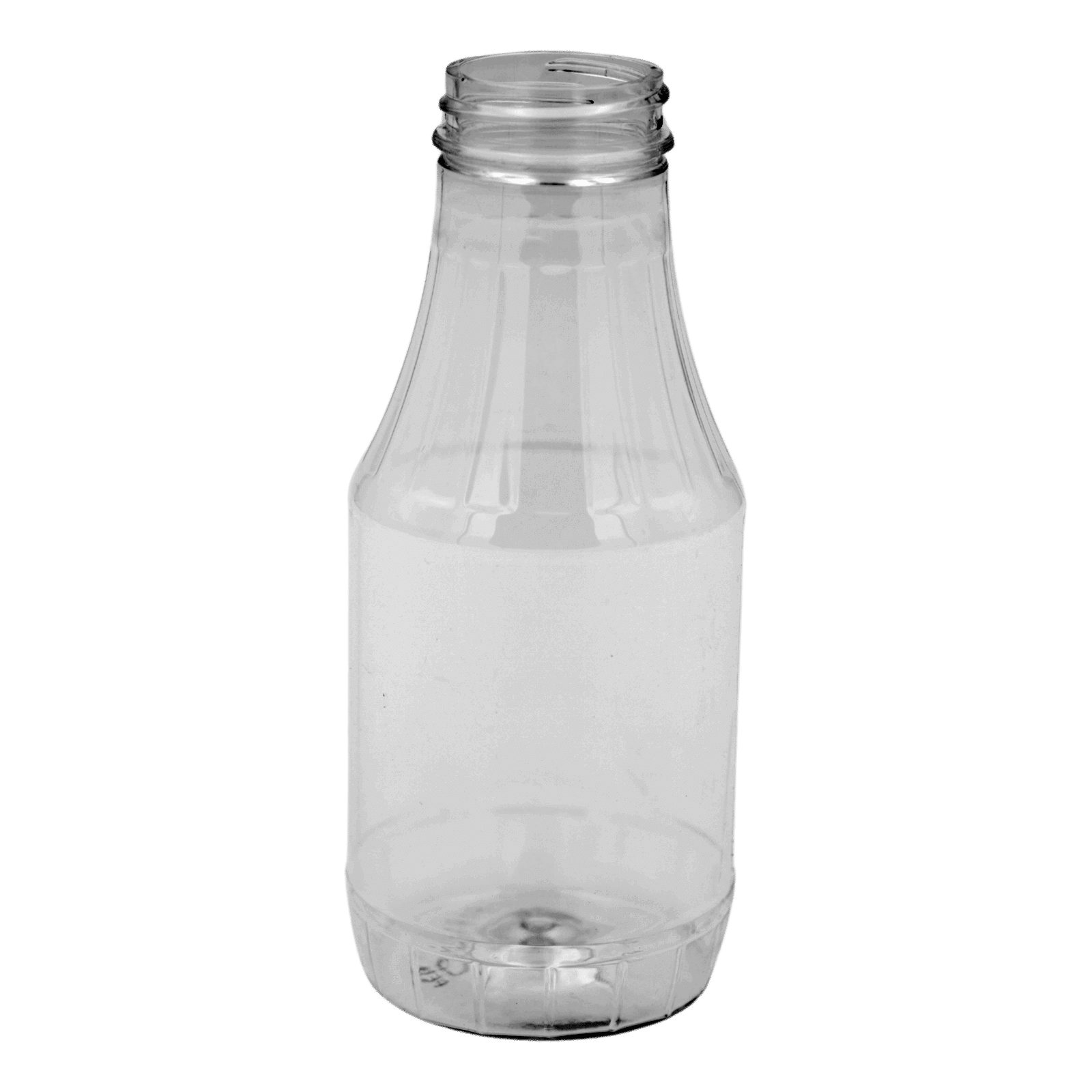 12oz 38-400 Flat Decanter PET - Clear