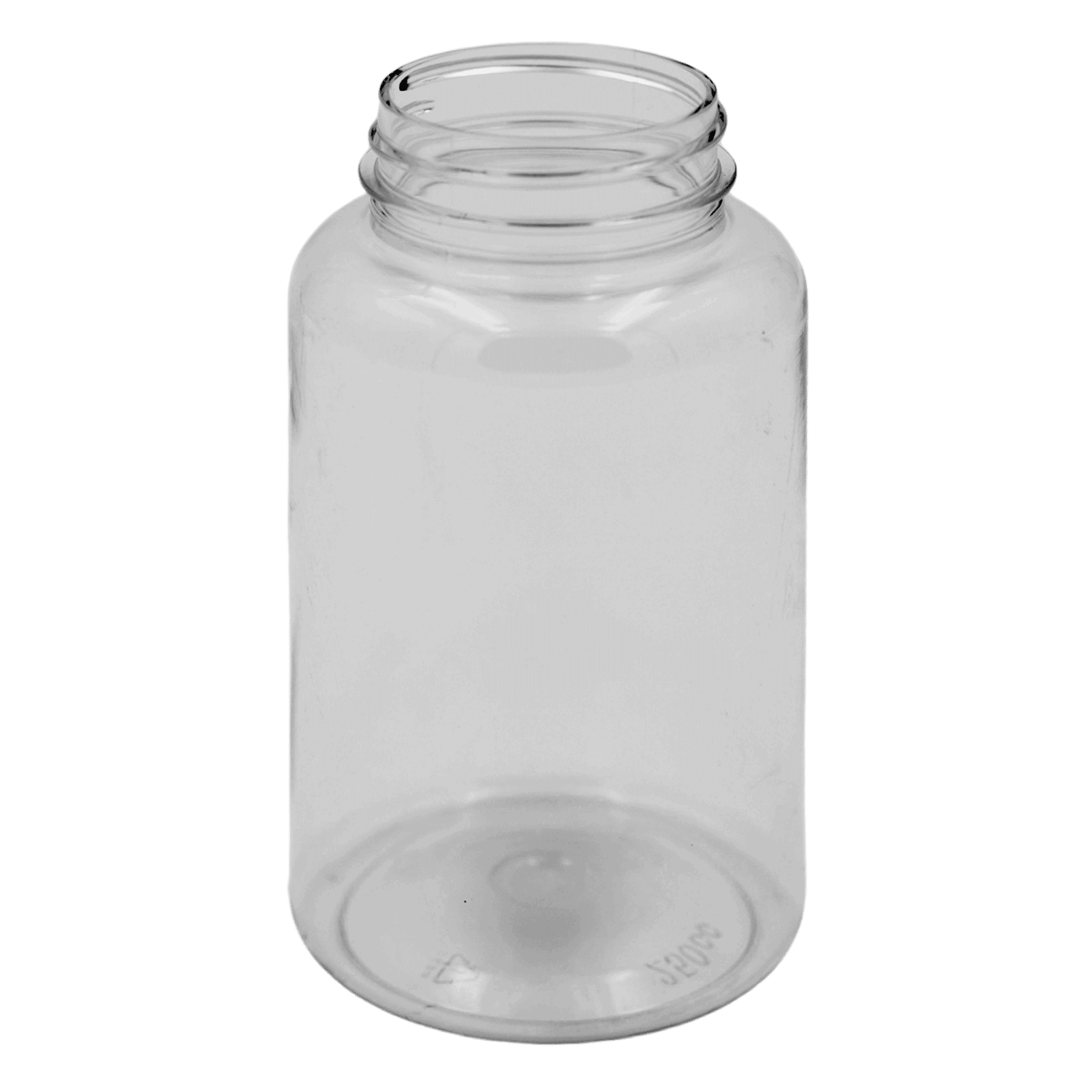 250cc 45-400 Packer Round PET - Clear